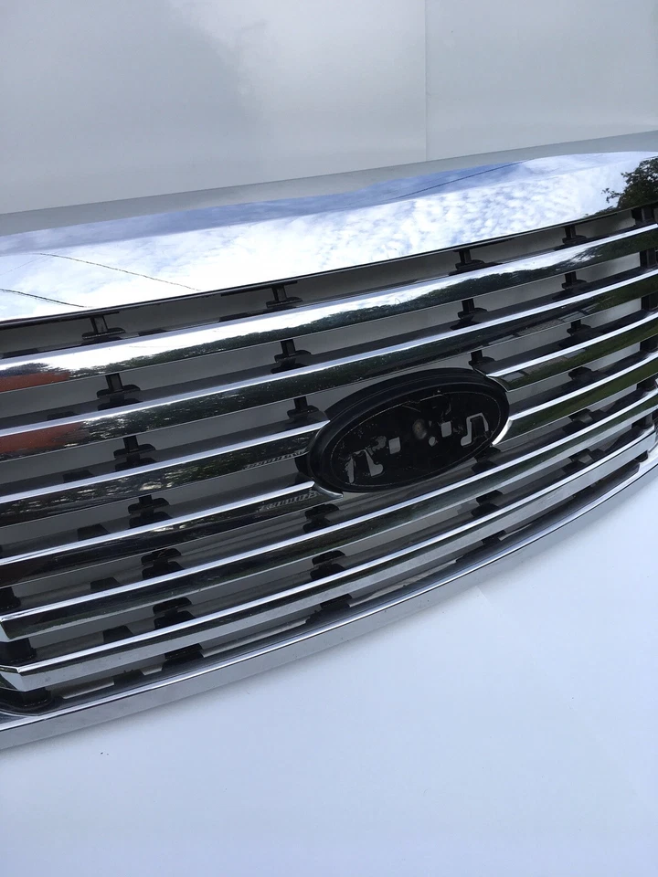 Ford F-150 XLT 2010 2011 2012 OEM parrilla cromada AL3J-8200-OCW Foto 4 de 4