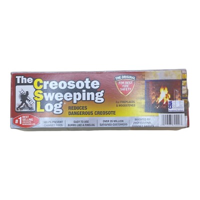 New CSL Creosote Sweeping Log Fireplaces & Woodstoves Chimney Maintenance