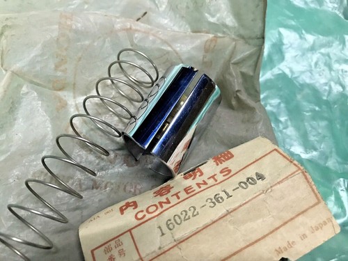Honda 74-76 MT125 MT125K1/K2 Ventilsatz Drosselklappe Vergaser NOS P/N 16022-... - Bild 4 von 5