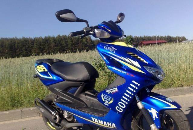Yamaha Aerox MBK Nitro GO!!! Rossi Factory DEKOR DECAL KIT