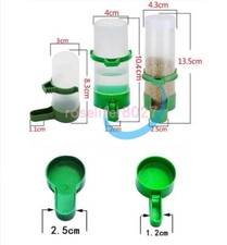 Birds Cage Feeder Food Water Feeding Automatic Drinker Parakeet Parrot Dispenser