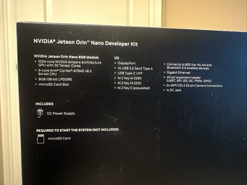 NVIDIA Jetson Orin Nano Developer Kit 8GB - Brand New and Sealed - SHIPS FAST - Picture 3 of 6