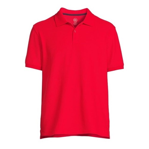 Wonder Nation Young Mens School Uniform Short Sleeve Polo Shirt, XL 14-16 - Picture 3 of 10