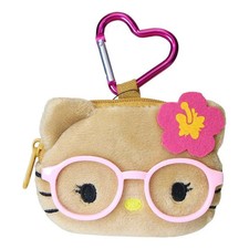 Sanrio Characters Hello Kitty Glasses Kitty Face Coin Case Hibiscus 2026 Summer