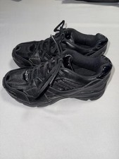 vintage Black Athletic Sneakers with Cushioned Sole