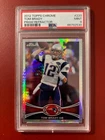 2012 TOPPS CHROME/ TOM BRADY/ PRISM REFRACTOR/ 206/216/ PSA 9