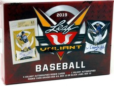 2019 LEAF VALIANT BASEBALL HOBBY BOX BLOWOUT CARDS