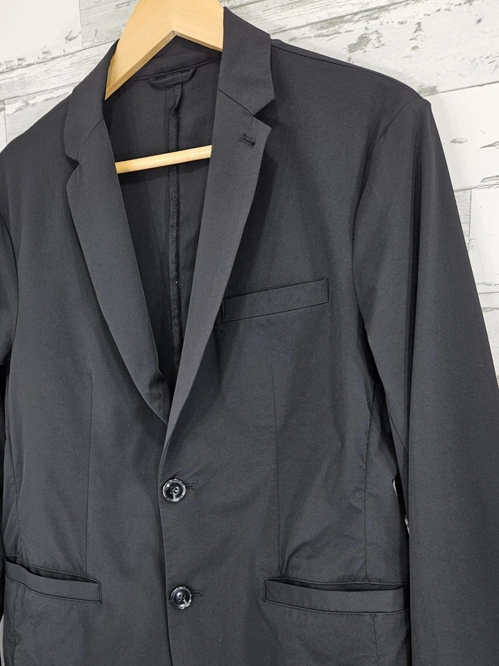 Armani ExchangeStretch Two Button Mens Black Blazer size 36 - Image 2 of 4