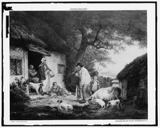 Warrener,gamekeepers,dwellings,George Morland,Detroit Publishing Company,c1900