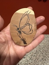 Handcrafted Butterfly Design On Wood SH2