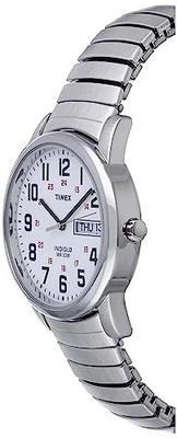 Timex T20461 Easy Reader, Men's Silver-tone Expansion Watch