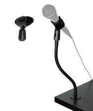 Desk Mounted Adjustable Gooseneck for Microphone Mount that Screws in to Tabl...