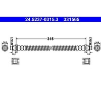 ATE 24.5237-0315.3 Bremsschlauch