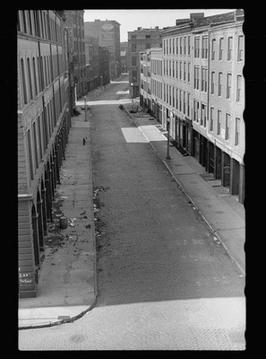 St. Louis Missouri 1940 Oldest Town Street Being Torn Down Brick Buildings