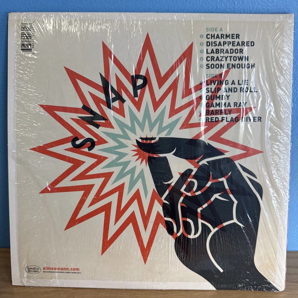 Charmer Aimee Mann 2012 Limited Edition Orange Vinyl LP Spinner Gatefold Cover - Image 3 of 4