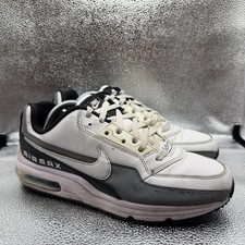 Size 9.5 Nike Air Max LTD 3 White Cool Gray Mens Athletic Shoes 687977-105