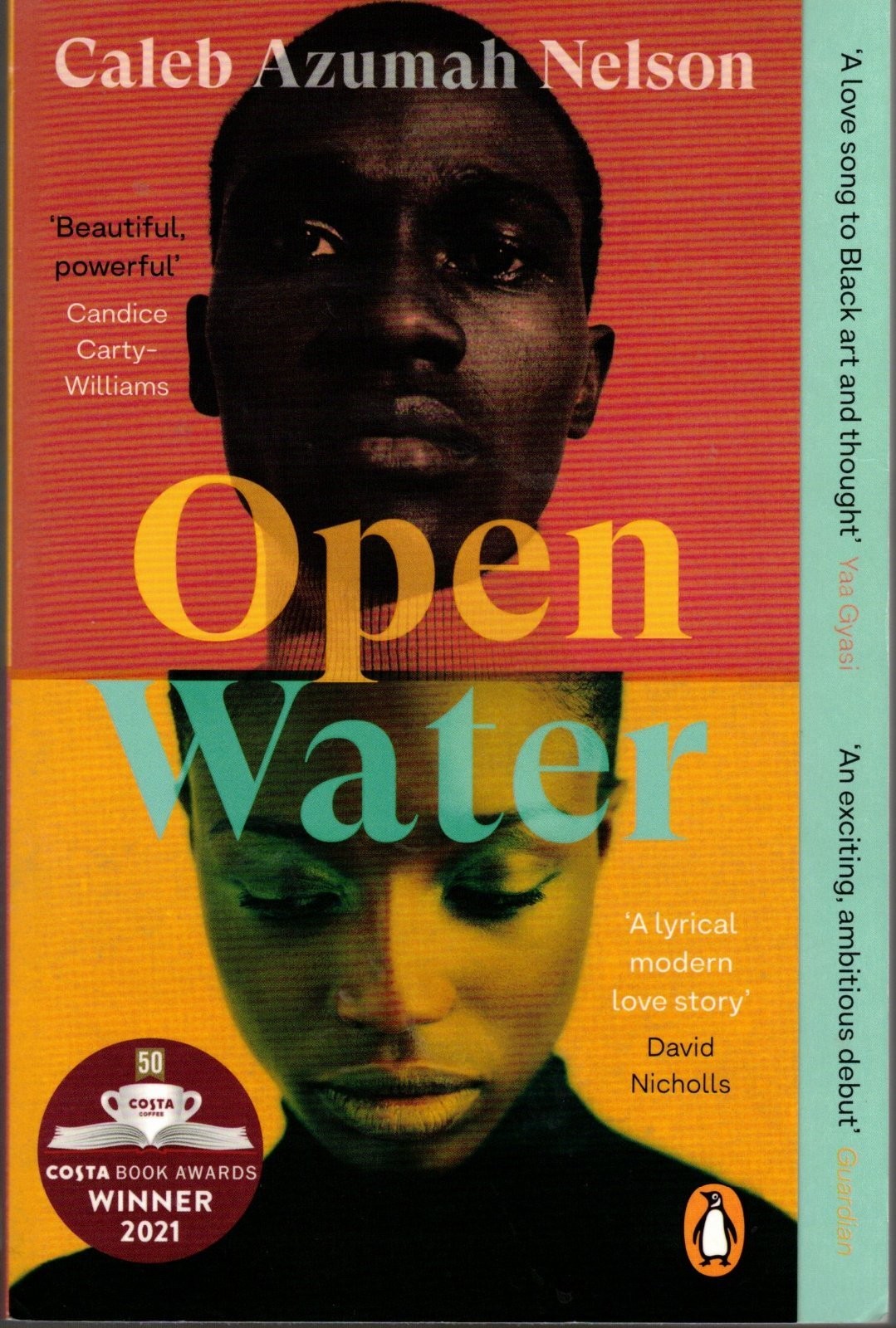 Open Water Caleb Azumah Nelson /Penguin 2022 Fiction, cultural heritage PB VGC