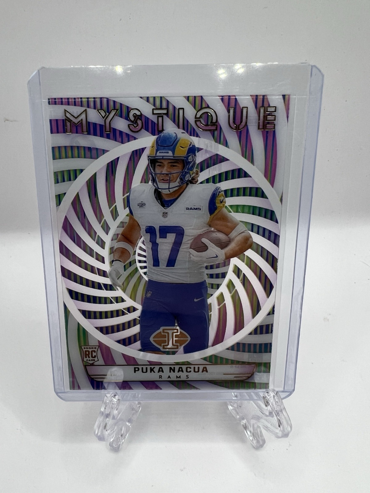 PUKA NACUA 2023 PANINI ILLUSIONS MYSTIQUE #27 RC ROOKIE INSERT RAMS