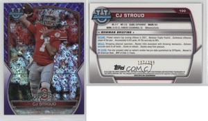 2022 Bowman U Chrome Purple Mini-Diamond Refractor /399 CJ Stroud #100