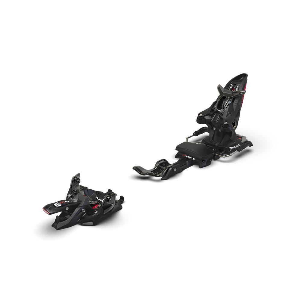 Fixation ski rando Kingpin MWerks 12 ultra-légère carbone noire et rouge