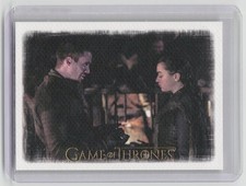 Game of Thrones MD42 Gendry and Arya Stark 06/75 Silver Insert Trading Card