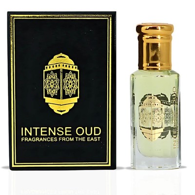 Attar Al Ishq Perfume Oil 12ml (0.40 oz) with Black Gift Box by Intense Oud
