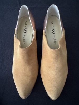 Katy Perry The Hope ankle bootie, mustard rose gold, size 9M