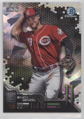 2019 Bowman Scouts' Top 100 Atomic Refractor /150 Nick Senzel Rookie RC 02u0