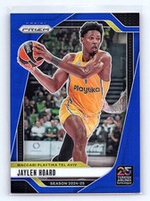 Jaylen Hoard 2024-25 Panini Prizm EuroLeague #4 Blue Prizms #/199