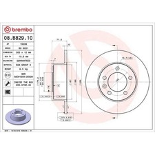 Disque de frein Nissan INTERSTAR