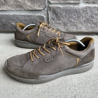 ECCO Biom Hybrid Walk Men's Size 46 / 12-12.5 Yak Leather Sneaker Brown Leather