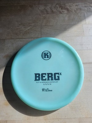 BRAND NEW Kastaplast K1 FIRST RUN Berg X 175g HEAVY Mint Green RARE Collectors