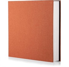 Photo Album Self Adhesive Scrapbook Album for 4 6 9.8"x9"30Pages Orange