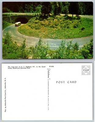 Loop Over On US Highway 441 Great Smoky Mountains Postcard