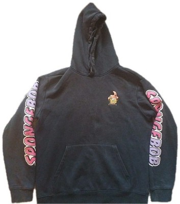 H&M Divided SpongeBob Schwammkopf Patrick Oh Boje Hoodie schwarz Herren Größe Medium