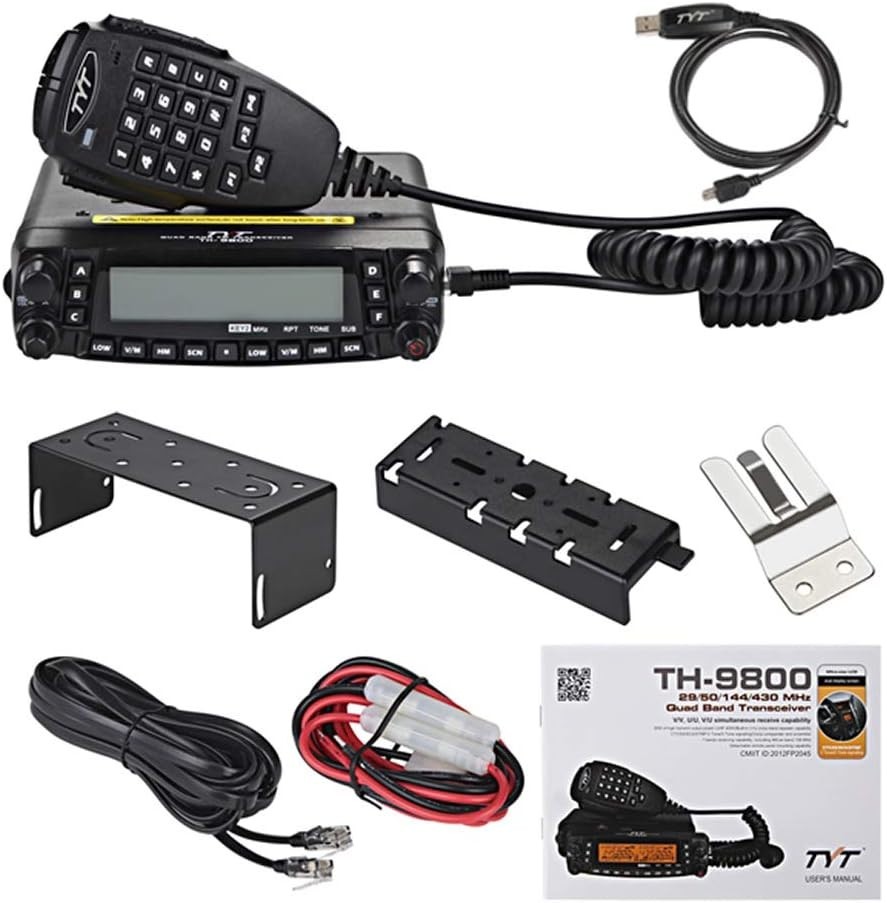 TYT TH-9800 50W Quad Band Two Way Radio - Black for sale