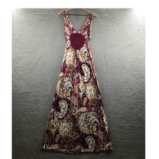 Lani Sleeveless V-Neck Maxi Dress Pink M