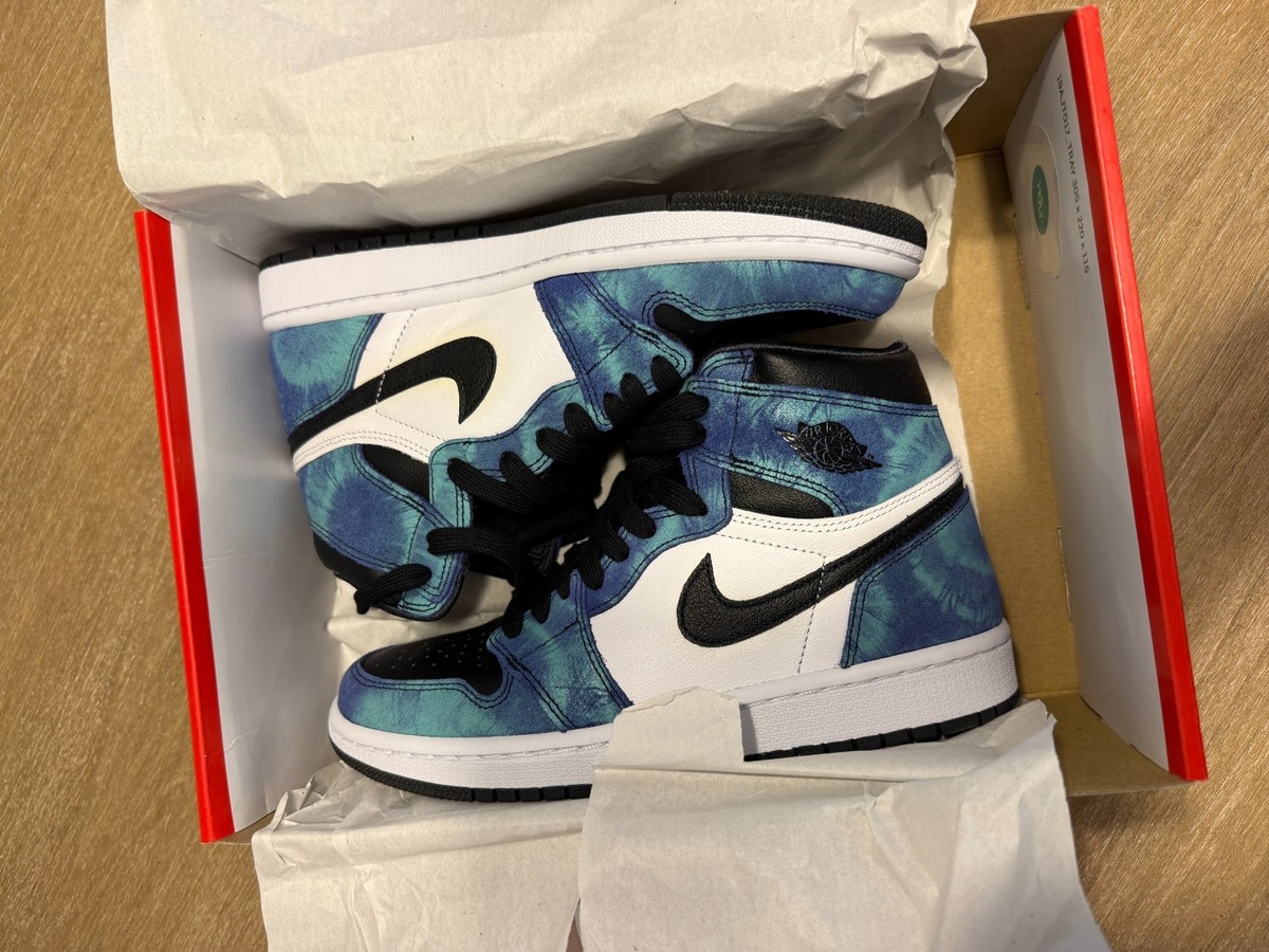 Size 7.5 - Air Jordan 1 Retro OG High Tie-Dye W | eBay