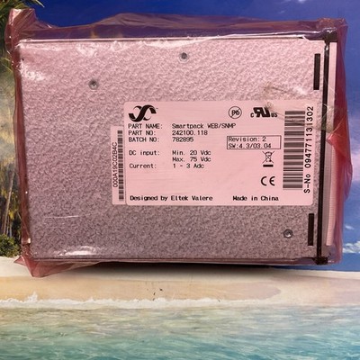 Eltek   242100.118   Smartpack WEB/SNMP Controller Module, DC 20 75 V OPEN BOX