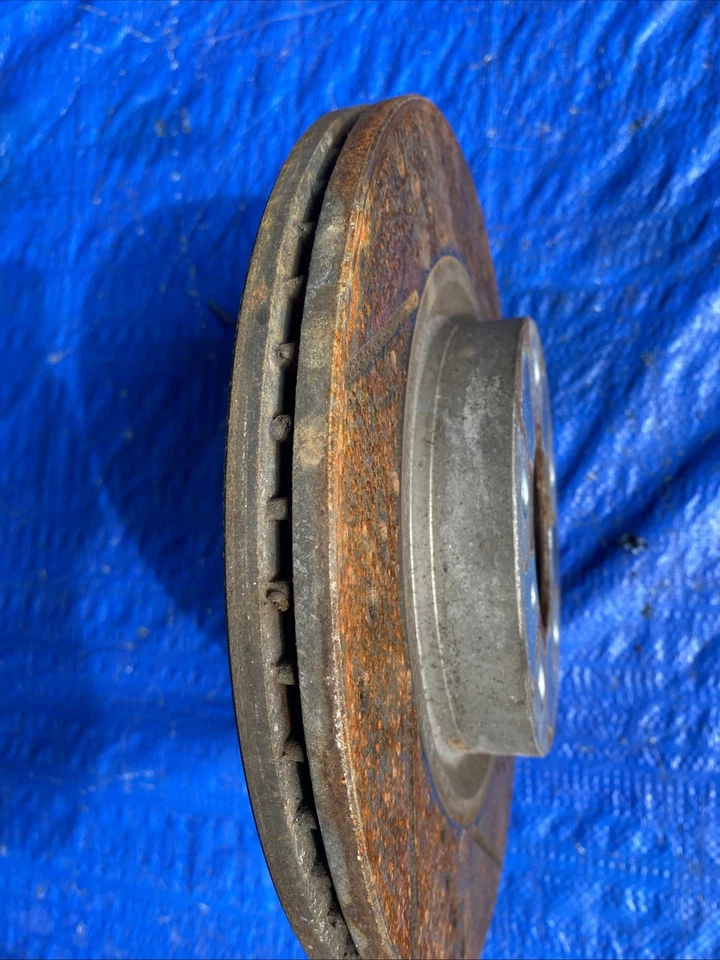 🔆🔆2003-2006 NISSAN 350z ROTORES DE FRENO DELANTEROS PERFORADOS Y RANURADOS Foto 3 de 4