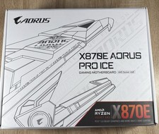 GIGABYTE X870E AORUS PRO ICE AM5 ATX DDR5 WiFi 7 PCIe 5.0 Motherboard