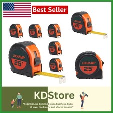 25 ft Professional Retractable Tape Measure - Bulk 6-Pack