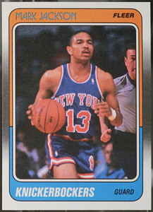 1988-89 Fleer Basketball Mark Jackson #82 EX