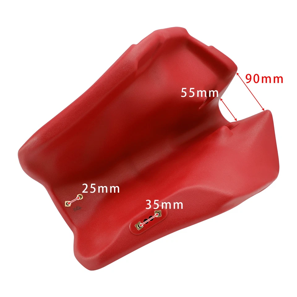 Petrol Fuel Tank 12LT Red For Kawasaki KLR 250 KL 250D 1985 - 2005 Gas Tank, - Image 4 of 4
