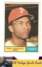1961 Topps #93 Tony Gonzalez