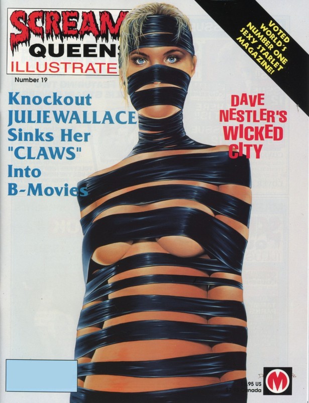 SCREAM QUEENS ILLUSTRATED #19 (1997) Debbie Rochon; Lorissa McComas