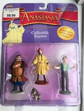 Anastasia collectible figures (Two sets, both new one unopened, one damaged box)