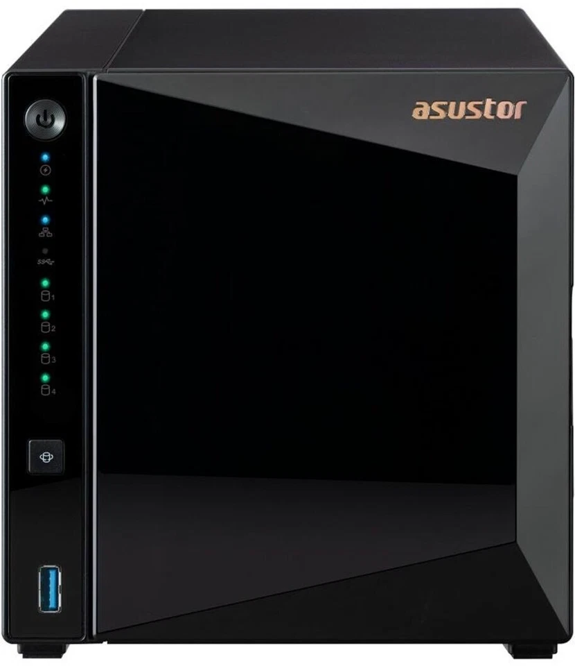 ASUSTOR NAS Drivestor 4 Pro Gen2 AS3304T v2 4 Bay 2.5 GbE, 2GB RAM Supporto Btrf