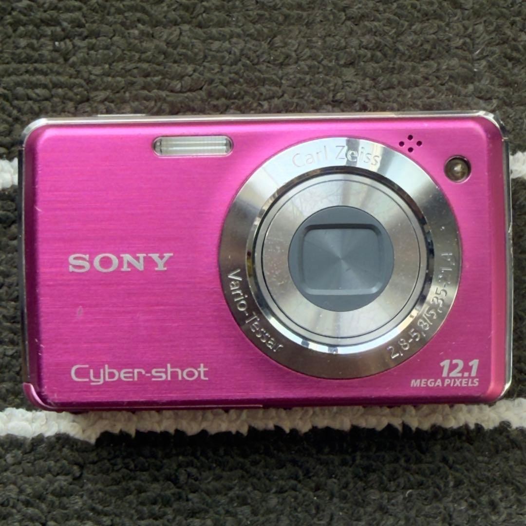 Sony CyberShot DSC-W220 Pink Compact Digital Camera Tested Good