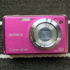 Sony CyberShot DSC-W220 Pink Compact Digital Camera Tested Good Condition